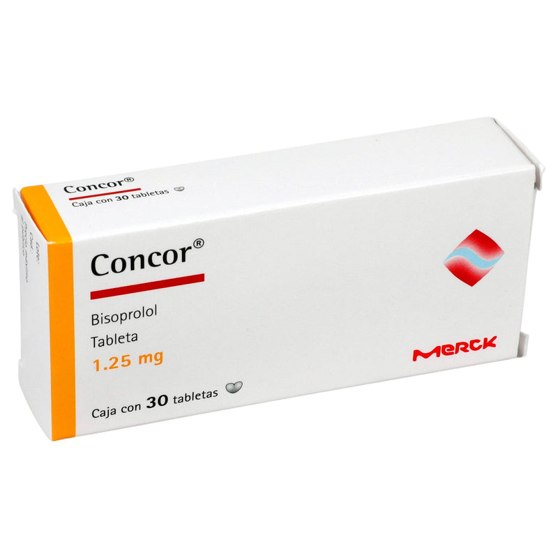 Concor 1.25Mg Con 30 Tabletas (Bisoprolol) - WeCare Pharma