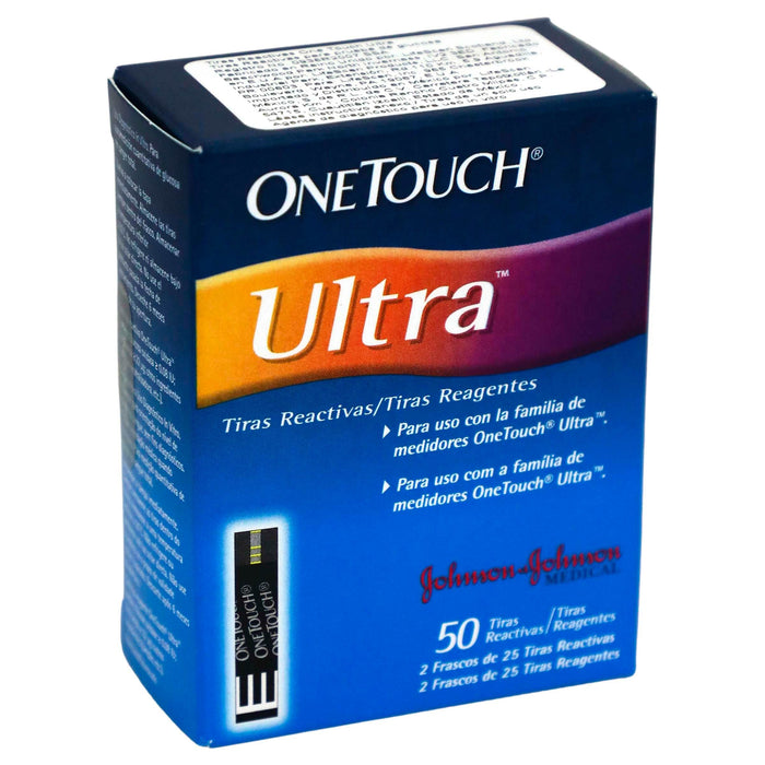 Onetouch Ultra Tiras Reactivas Con 50 - WeCare Pharma