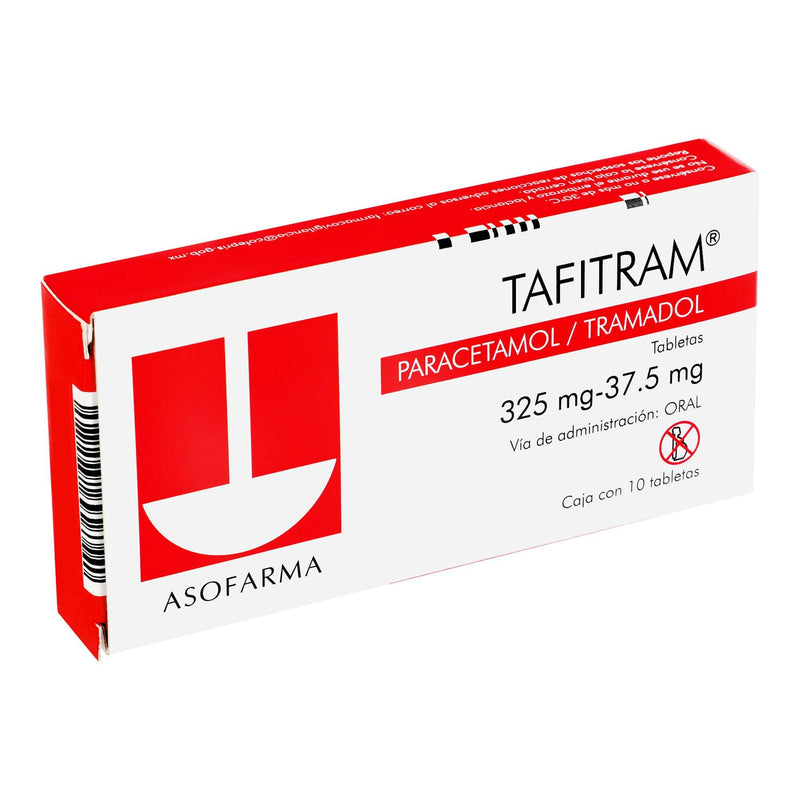 Tafitram 325Mg/37.5Mg Con 10 Tabletas (Paracetamol/Tramadol) - WeCare Pharma