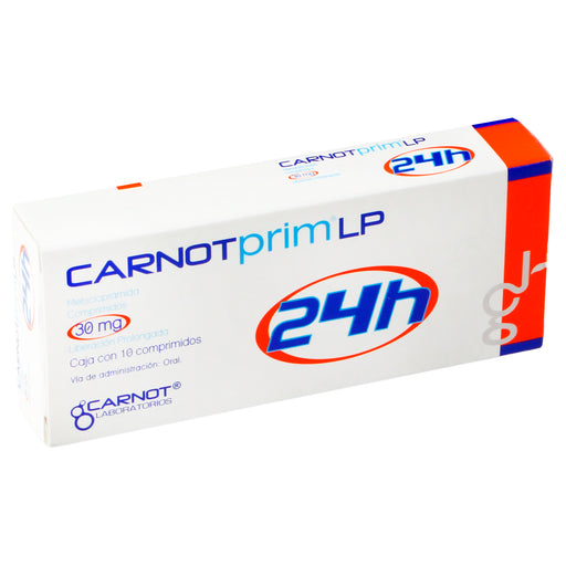 Carnotprim Lp 30Mg Con 10 Comprimidos (Metoclopramida) 2 - 7501124182120