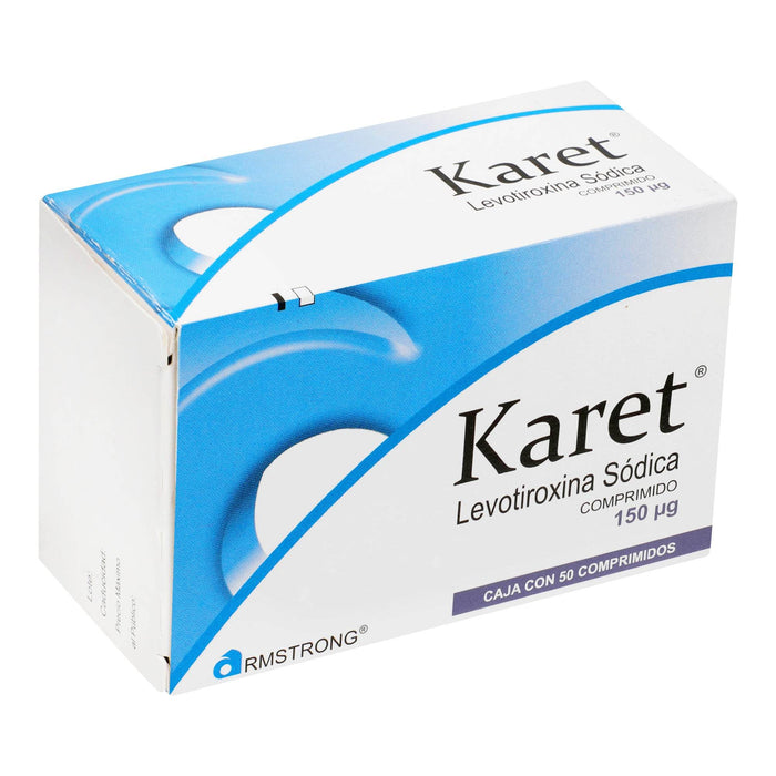 Karet (Levotiroxina Sodica) Comp 150Ug Con 50 - WeCare Pharma