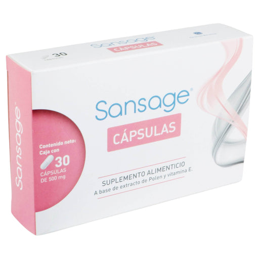 Sansage 500Mg Con 30 Capsulas (Extracto De Polen/Vitamian E) - WeCare Pharma