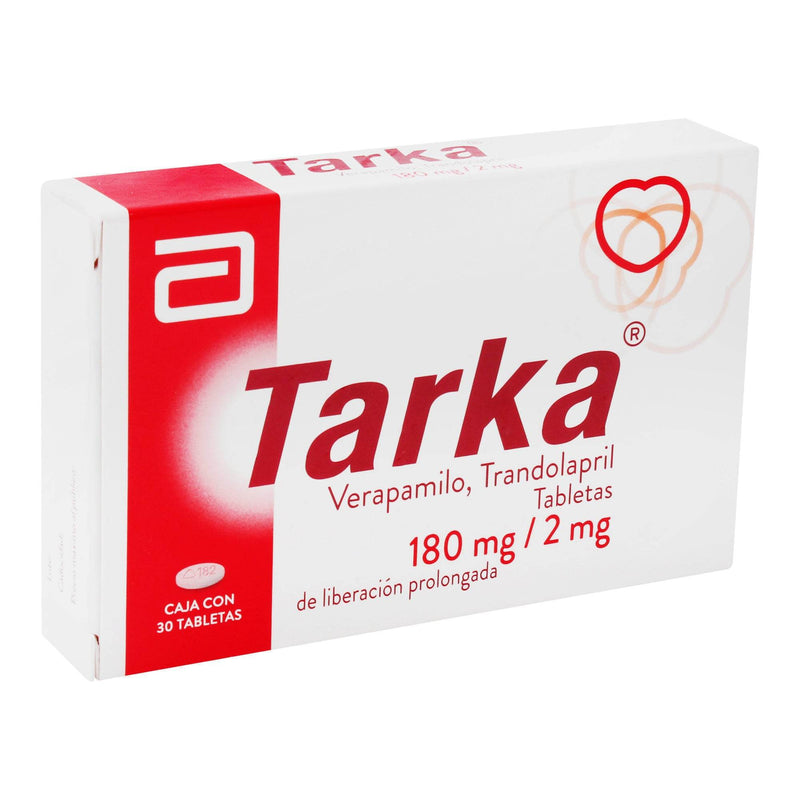 Tarka 180Mg/2Mg Con 30 Tabletas (Verapamilo/Trandolapril) - WeCare Pharma