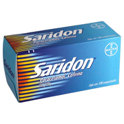Saridon 500Mg/50Mg Con 100 Comprimidos (Paracetamol/Cafeina) - WeCare Pharma