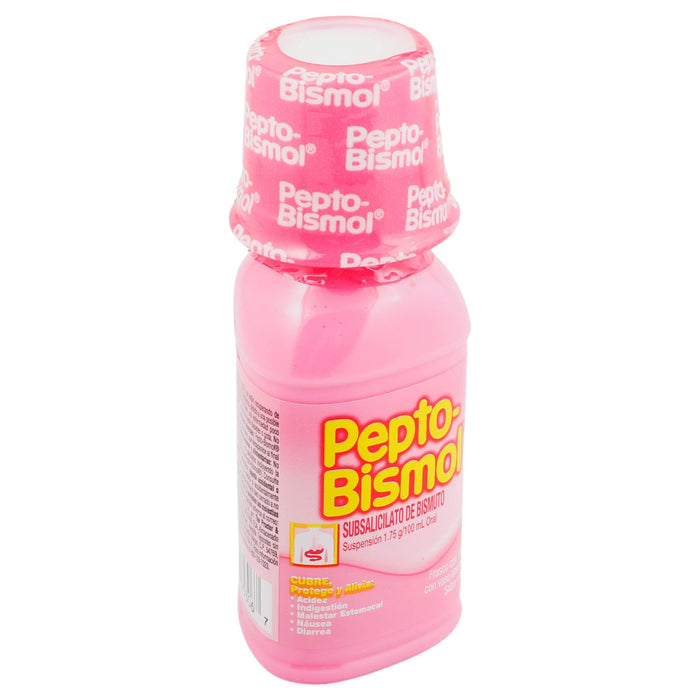 Pepto Bismol Suspensión 1.75G/100Ml 118Ml (Subsalicilato De Bismuto) - WeCare Pharma