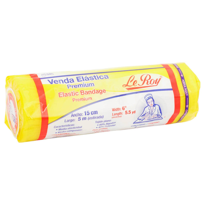 Venda Elástica 15Cm Leroy - WeCare Pharma