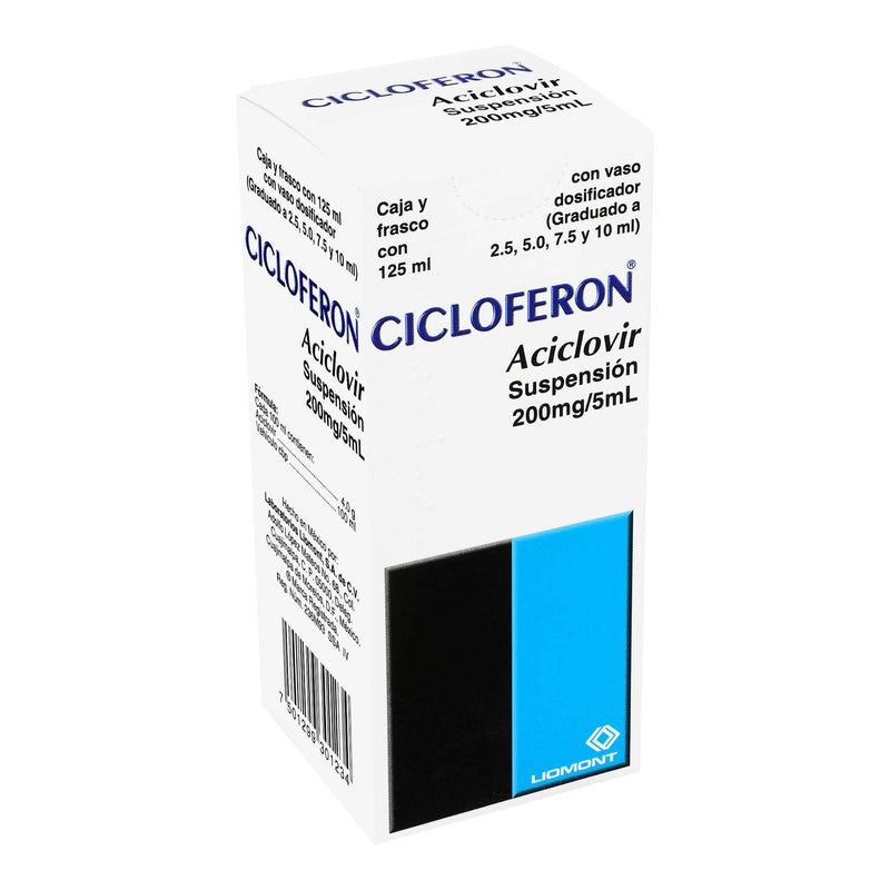 Cicloferon Suspensión 200Mg/5Ml 125Ml (Aciclovir) - WeCare Pharma