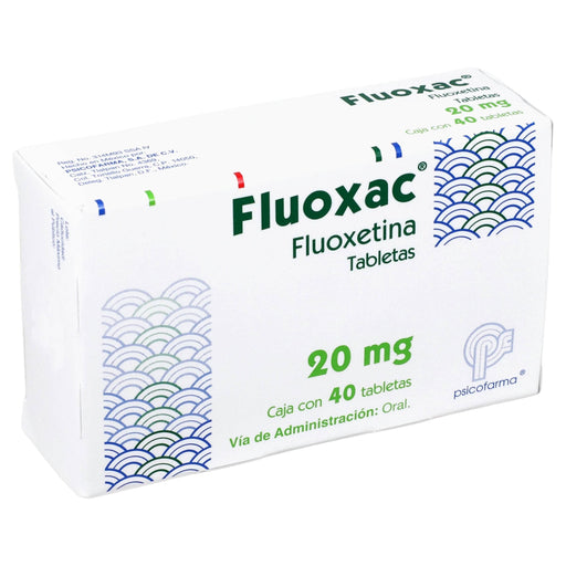 Fluoxac 20Mg Con 40 Tabletas (Fluoxetina) - WeCare Pharma
