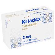 Kriadex (Clonazepam) Tabletas 2Mg Con 60 - WeCare Pharma