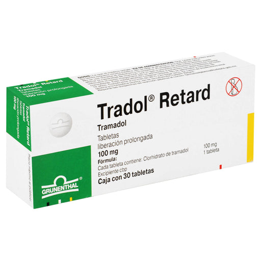 Tradol Retard 100Mg Con 30 Tabletas (Tramadol) - WeCare Pharma