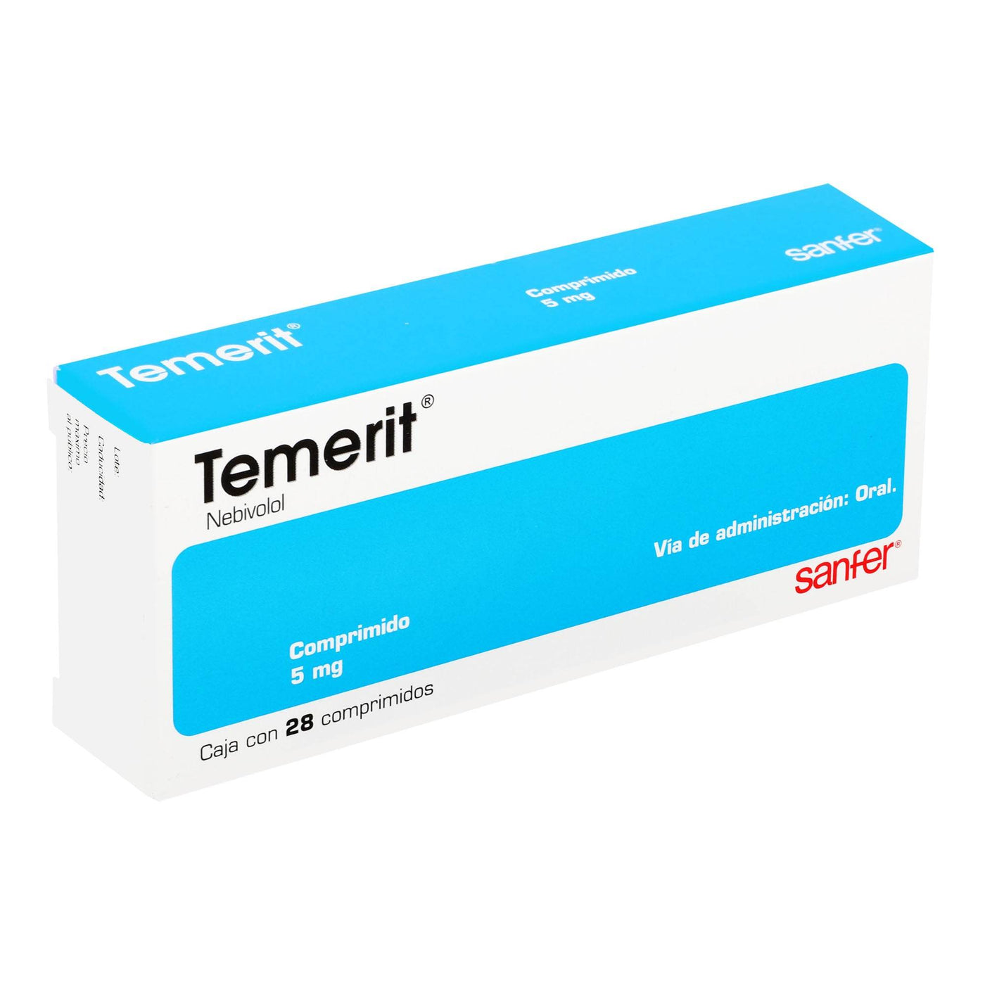 Temerit 5Mg Con 28 Tabletas (Nebivolol) — WeCare Pharma