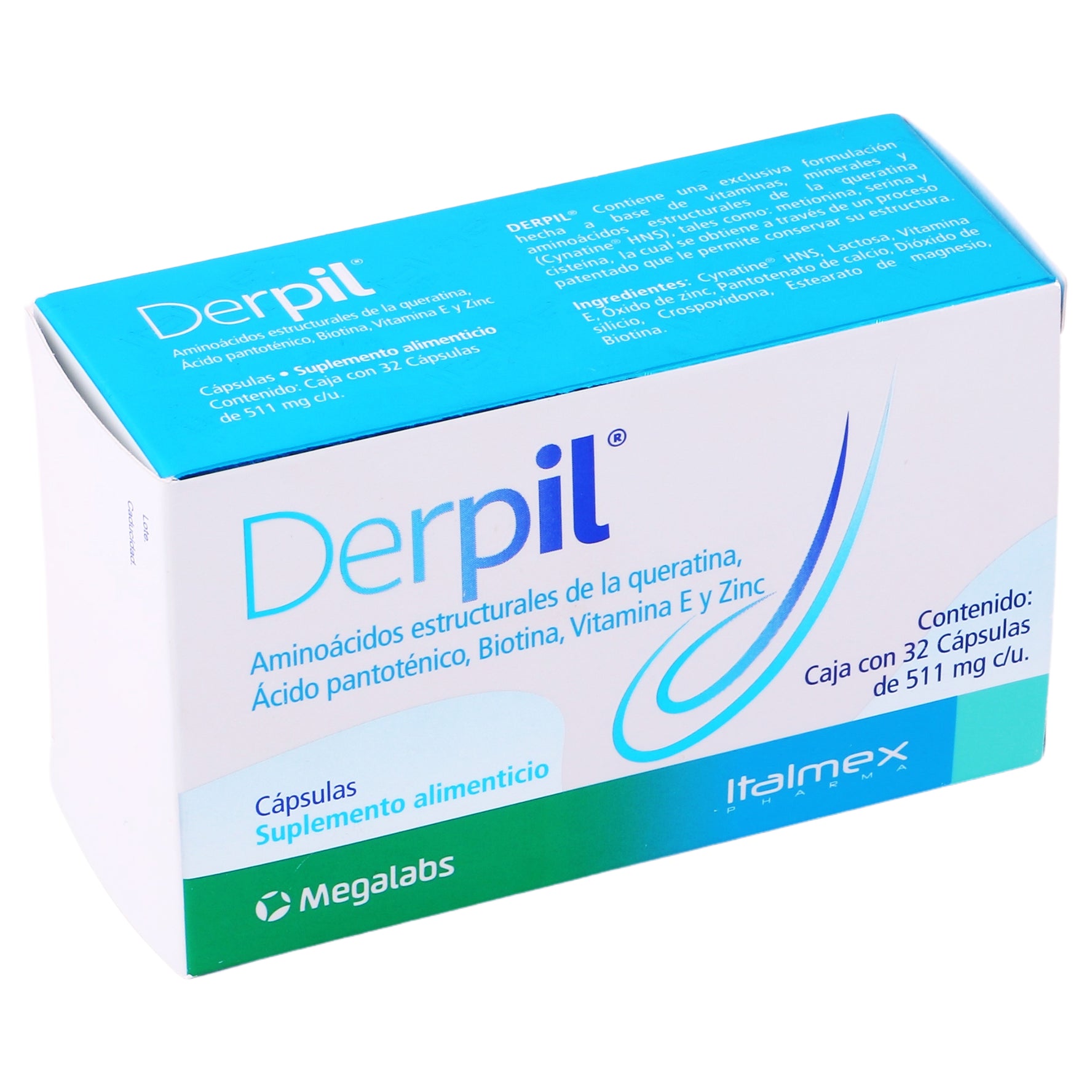 Derpil 511Mg Con 32 Capsulas (Sup Alim) 2 - 7501390914074