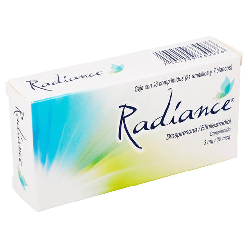 Radiance 3Mg/30Mg Con 28 Comprimidos (Drospirenona/Etinilestradiol) - WeCare Pharma