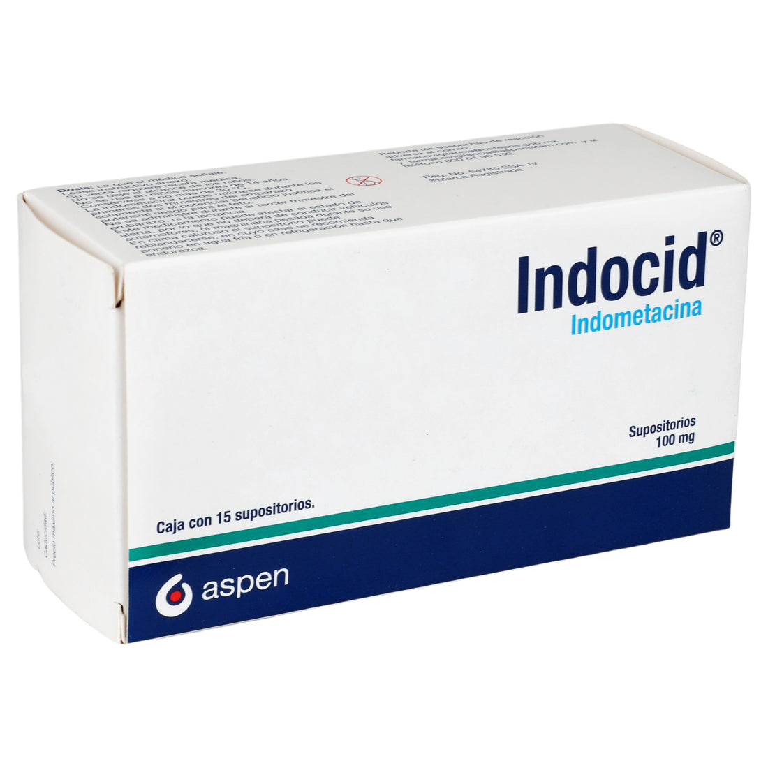 Indocid Supositorio 100Mg Con 15 (Indometacina) 2 - 7502209850828