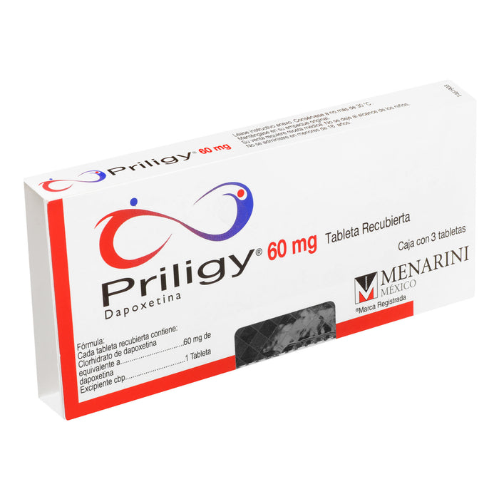 Priligy 60Mg Con 3 Tabletas (Dapoxetina) 2 - 7503013834011