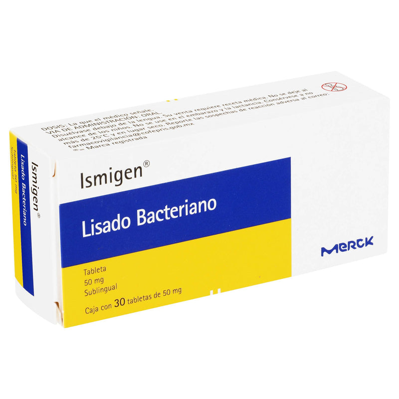 Ismigen (Lisado Bacteriano) Tabletas Sub 50Mg Con 30 - WeCare Pharma