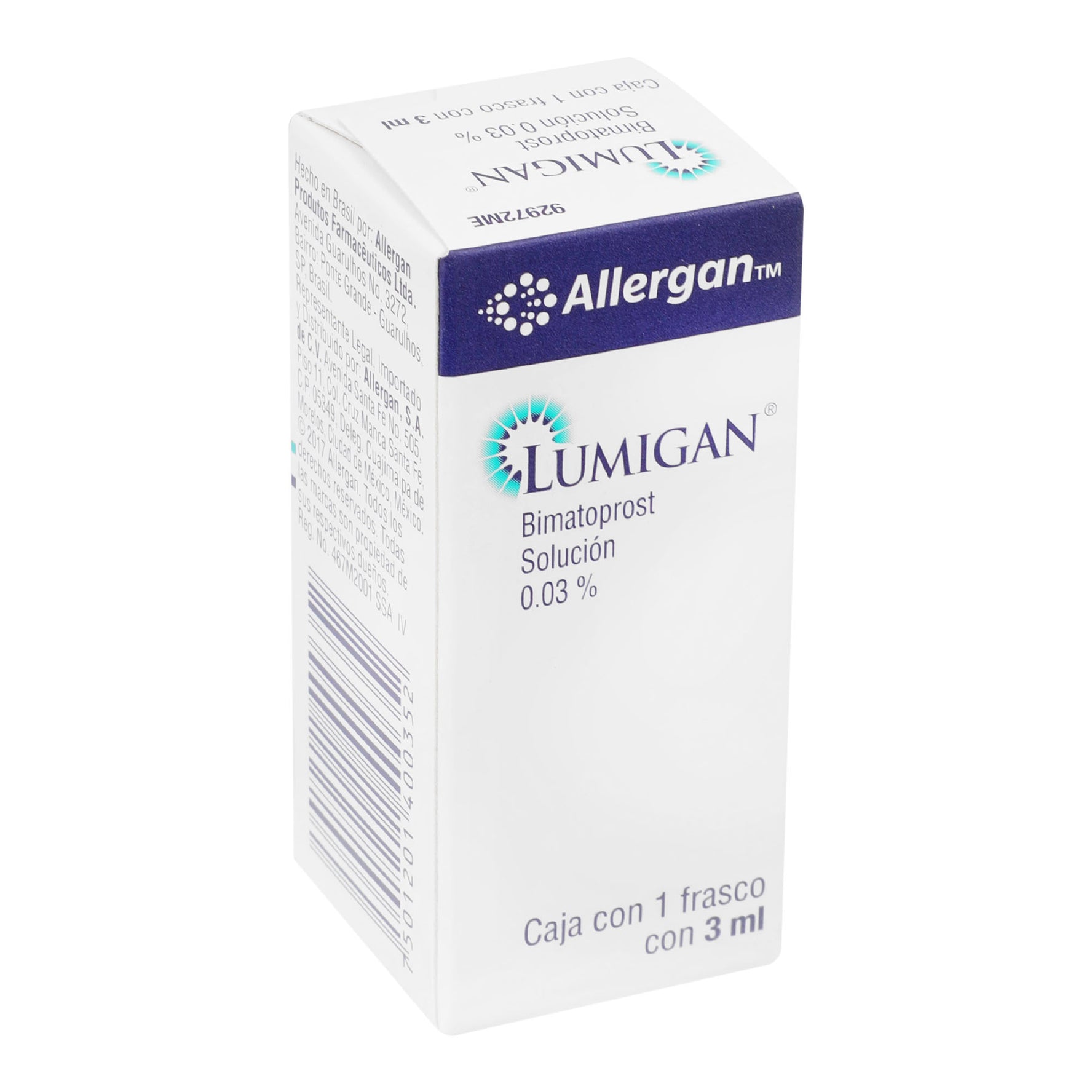 Lumigan Gotas 0.03% 3Ml (Bimatoprost) 2 - 7501201400352