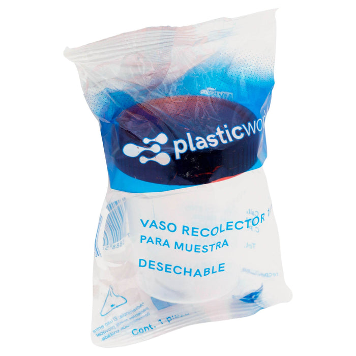 Vaso Recolector Muestra Plastic World 100Ml - WeCare Pharma