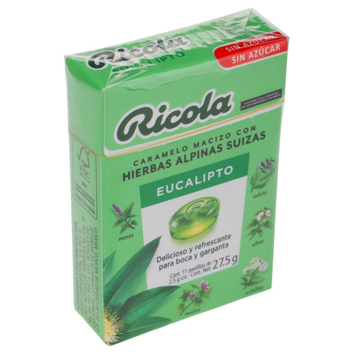 Caramelo Ricola Pastillas 27.5G Con 11 Eucalipto (Hierbas Alpinas Suizas) 2 - 7610700014783