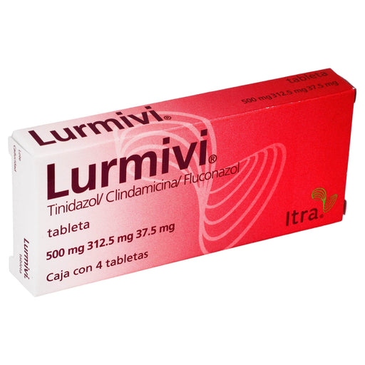 Lurmivi 500Mg/312.5Mg/37.50Mg Con 4 Tabletas (Tinidazol/Clindamicina/Fluconazol) - WeCare Pharma