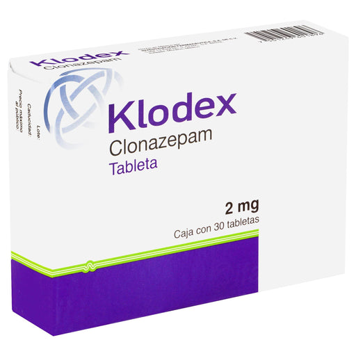 Klodex (Clonazepam) Tabletas 2Mg Con 30 - WeCare Pharma