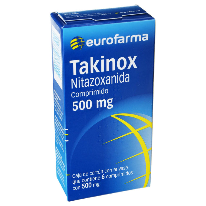 Takinox (Nitazoxanida) Comp 500Mg Con 6 - WeCare Pharma