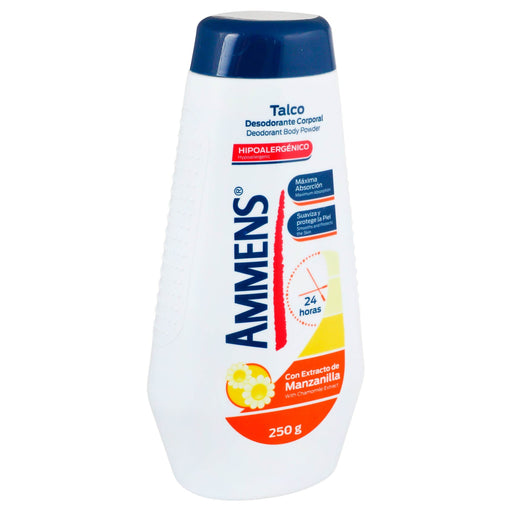 Talco Ammens Corporal Manzanilla 250G - WeCare Pharma