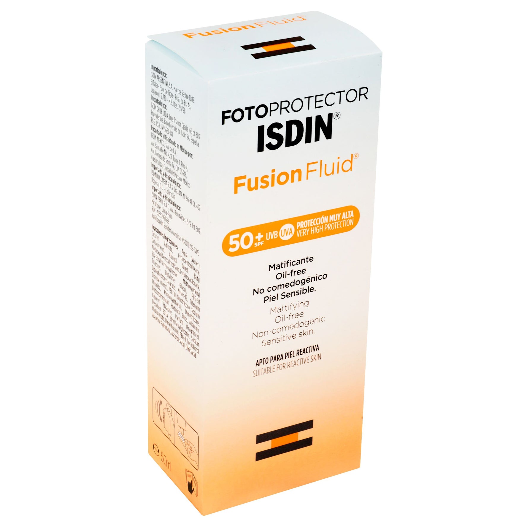 Isdin Fotoprotector Fusion Fluid Fps50 50Ml 2 - 8470001525369