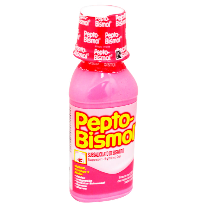 Pepto Bismol Suspensión 1.75G/100Ml 236Ml (Subsalicilato De Bismuto) 2 - 020800753050