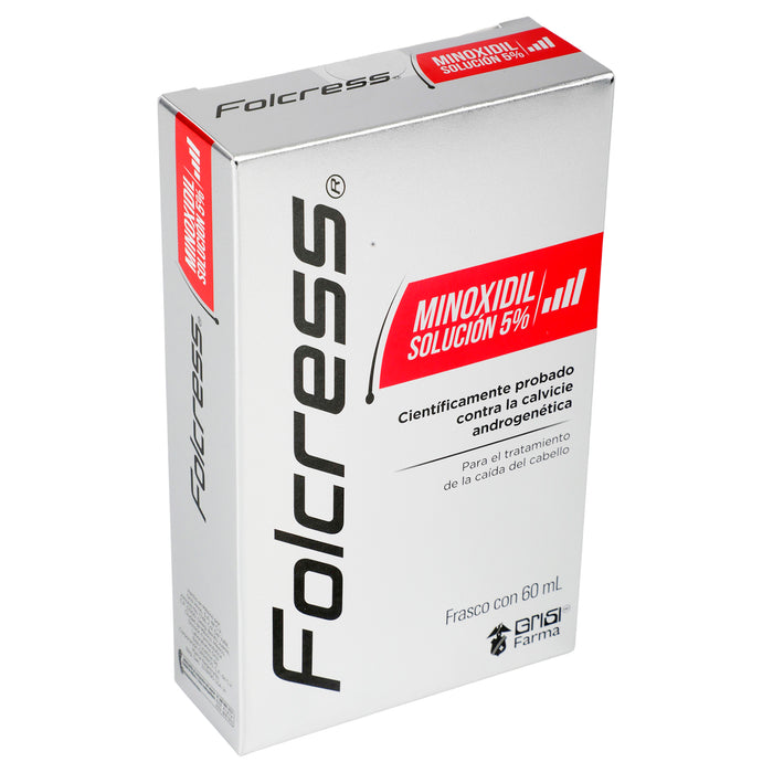 Folcress Solución 5% 60Ml (Minoxidil) 2 - 7501022101933