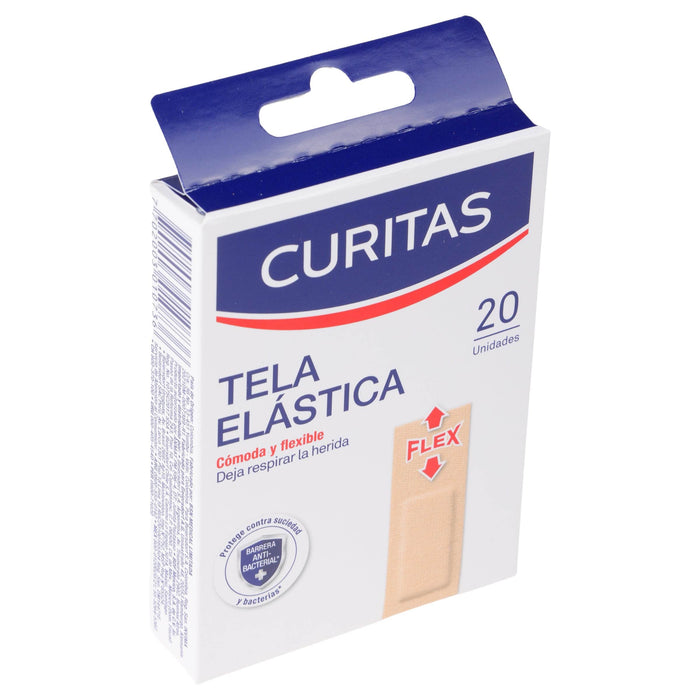 Curitas Adhesivas Tela Elástica Flex Con 20 - WeCare Pharma
