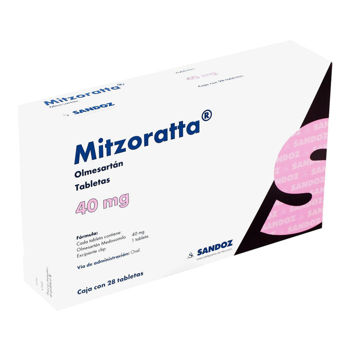 Mitzoratta 40Mg Con 28 Tabletas (Olmesartan) - WeCare Pharma