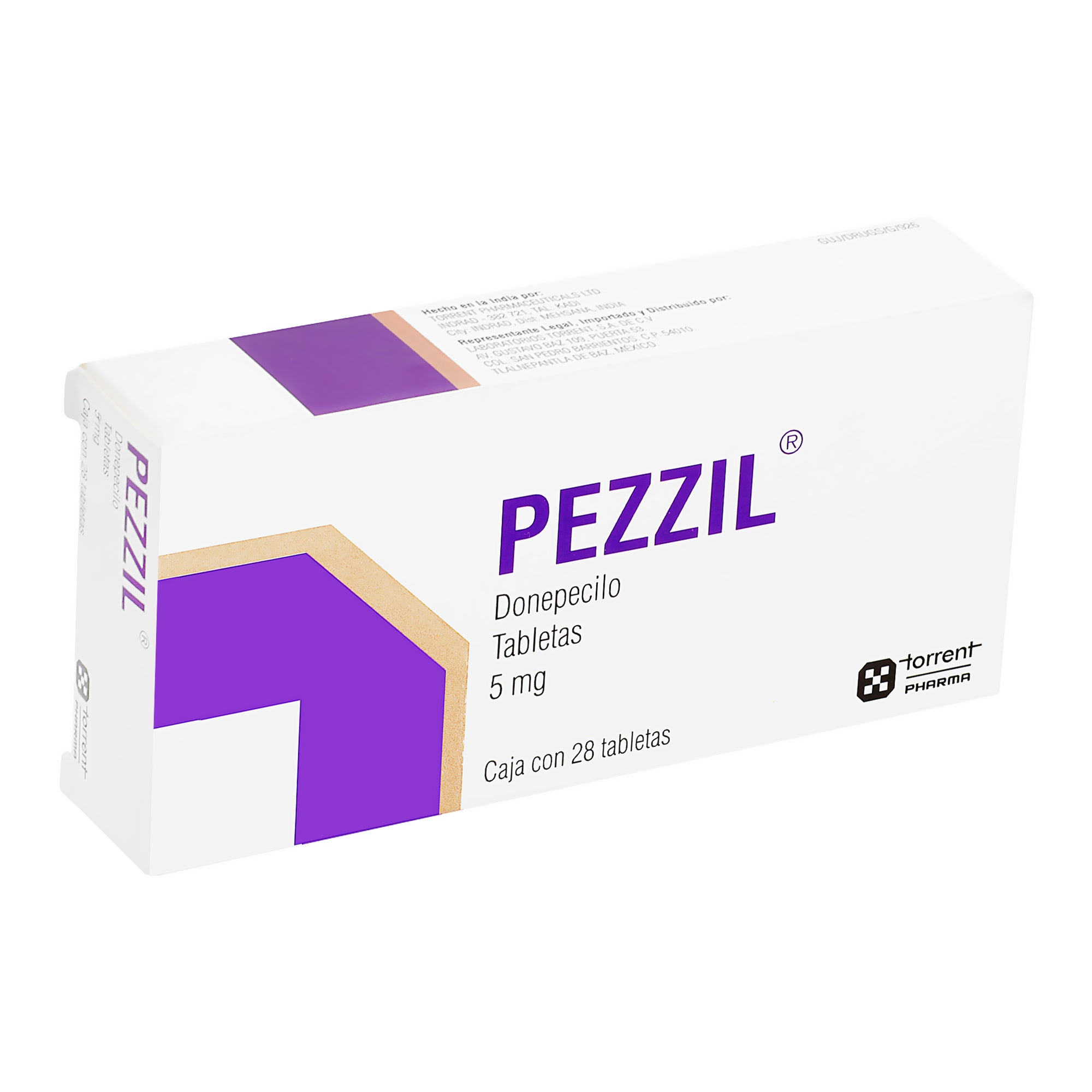 Pezzil 5Mg Con 28 Tabletas (Donepezilo) 2 - 8903855053844