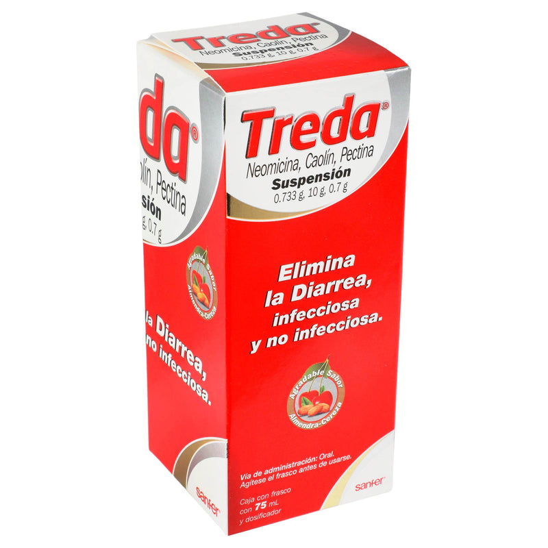 Treda Suspensión 0.733G/10G/0.7G 75Ml (Neomicina/Caolin/Pectina) - WeCare Pharma