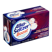 Alka-Seltzer Boost Efervecente V 500Mg/65Mg Con 10 Tabletas (Acido Acetilsalicilico/Cafeina) - WeCare Pharma