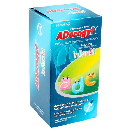 Aderogyl C Infantil Gotas 30Ml (Retino/Ac Ascorbico/Ergocalciferol) 2 - 7501165010789