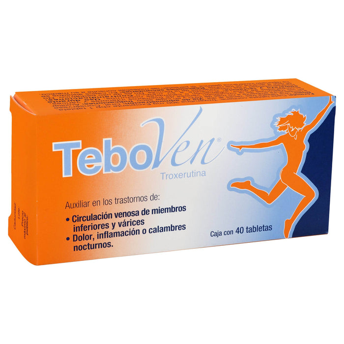 Teboven 300Mg Con 40 Tabletas (Troxerutina) - WeCare Pharma