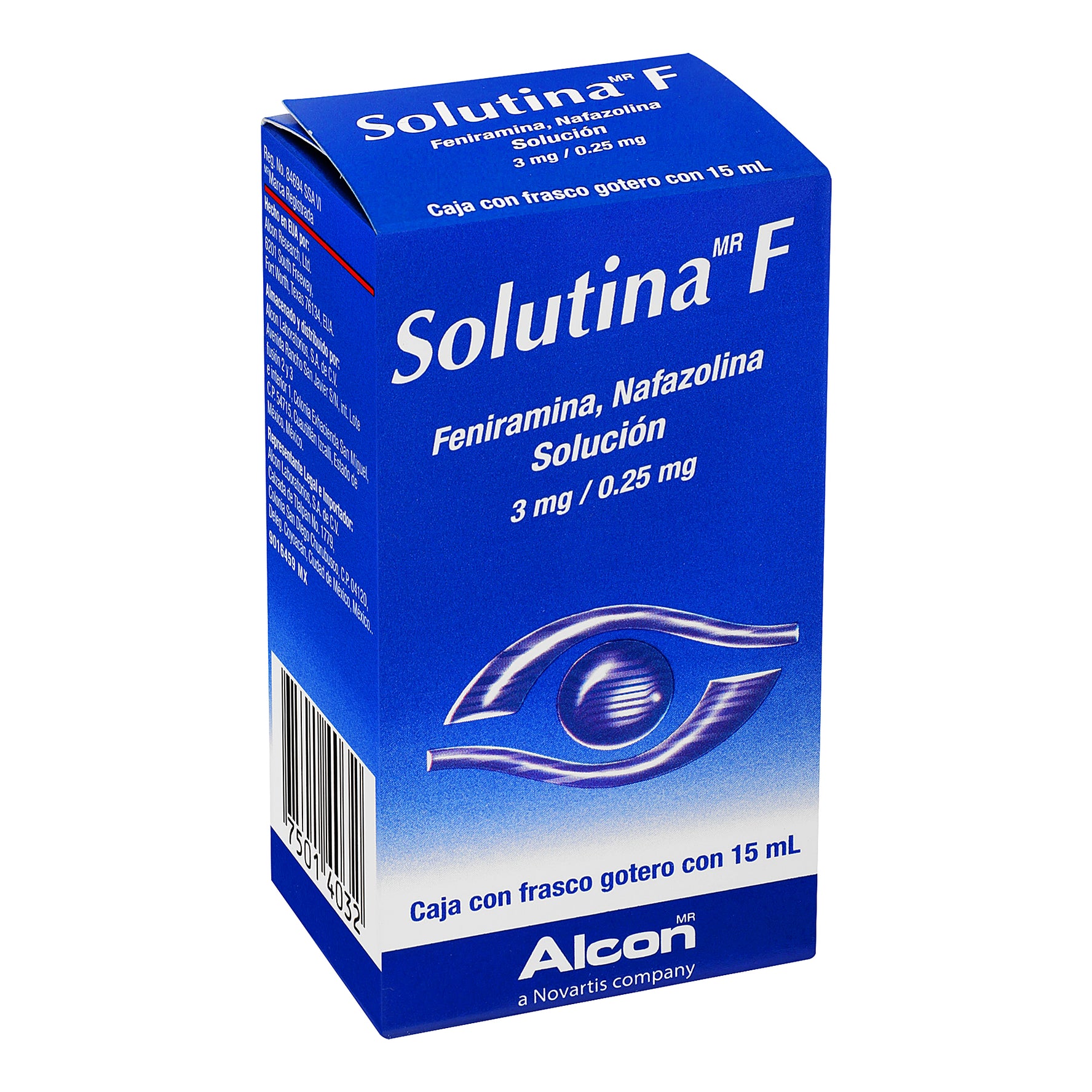 Solutina F Gotas 3Mg/0.25Mg 15Ml (Feniramida/Nafazolina) 2 - 75014032