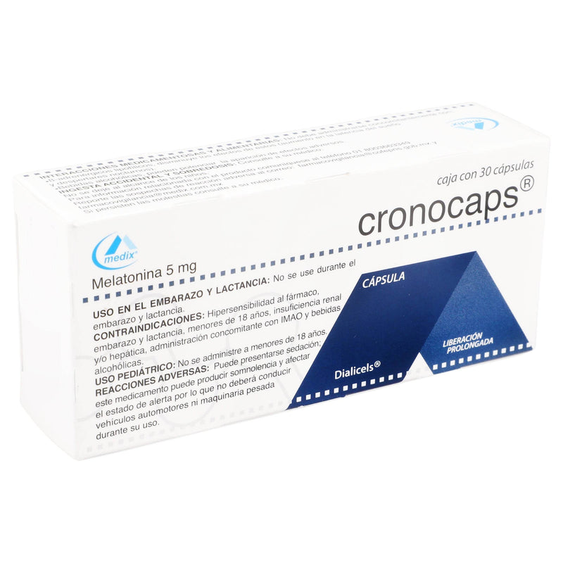Cronocaps 5Mg Con 30 Capsulas (Melatonina) - WeCare Pharma