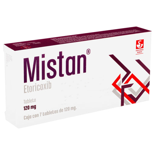 Mistan 120Mg Con 7 Tabletas (Etoricoxib) - WeCare Pharma