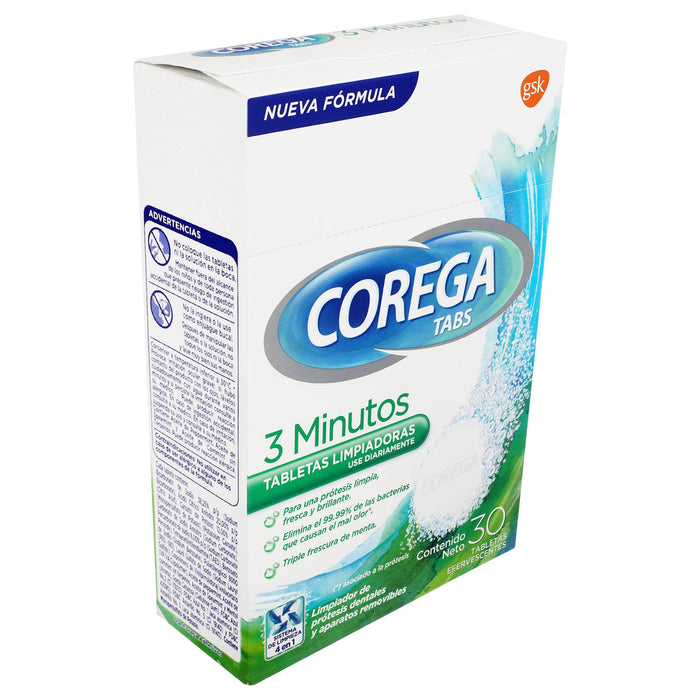 Corega Tabletas Efervescentes Con 30 - WeCare Pharma