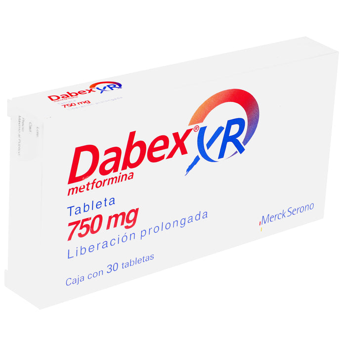 Dabex Xr 750Mg Con 30 Tabletas (Metformina) 2 - 7501298213569