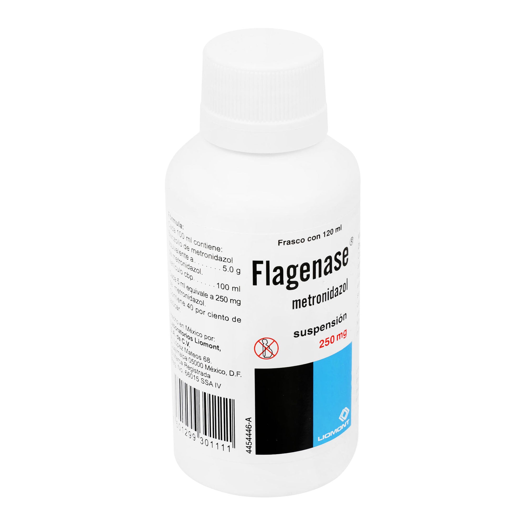 Flagenase Suspensión 250Mg/5Ml 120Ml (Metronidazol) 2 - 7501299301111