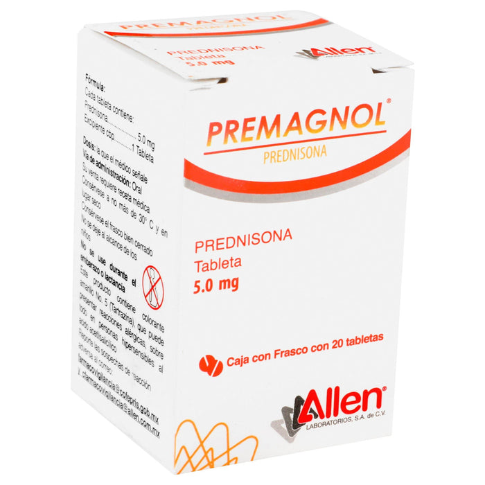 Premagnol 5Mg Con 20 Tabletas (Prednisona) - WeCare Pharma