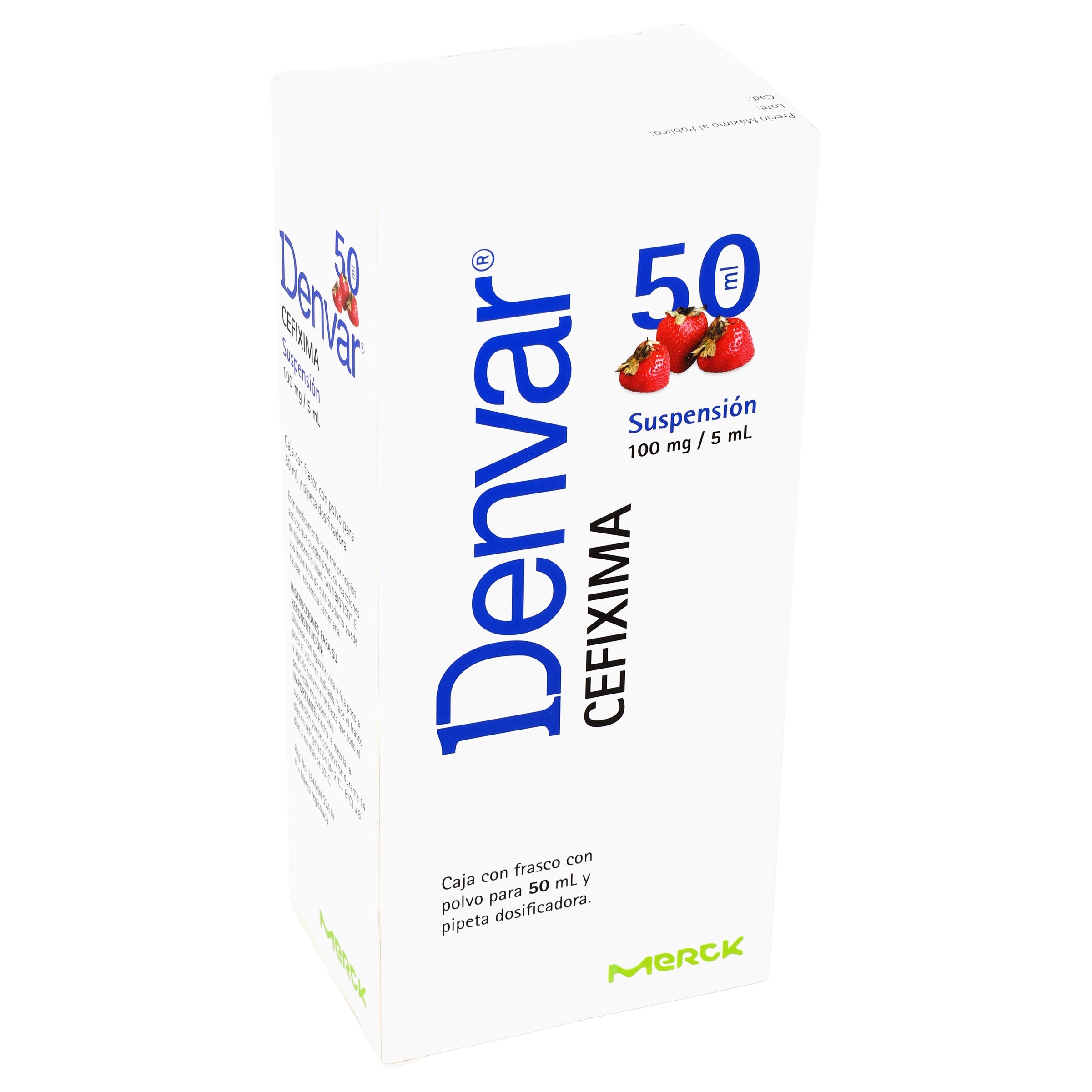 Denvar Suspensión 100Mg/5Ml 50Ml (Cefixima) 3 - 7501298216508