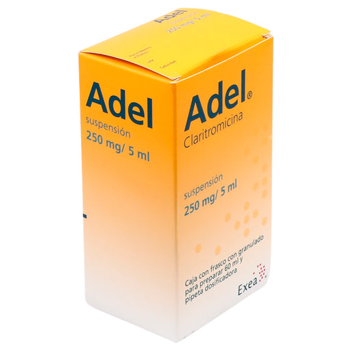 Adel Suspensión 250Mg/5Ml Frasco 60Ml (Claritromicina) 2 - 7501314701957