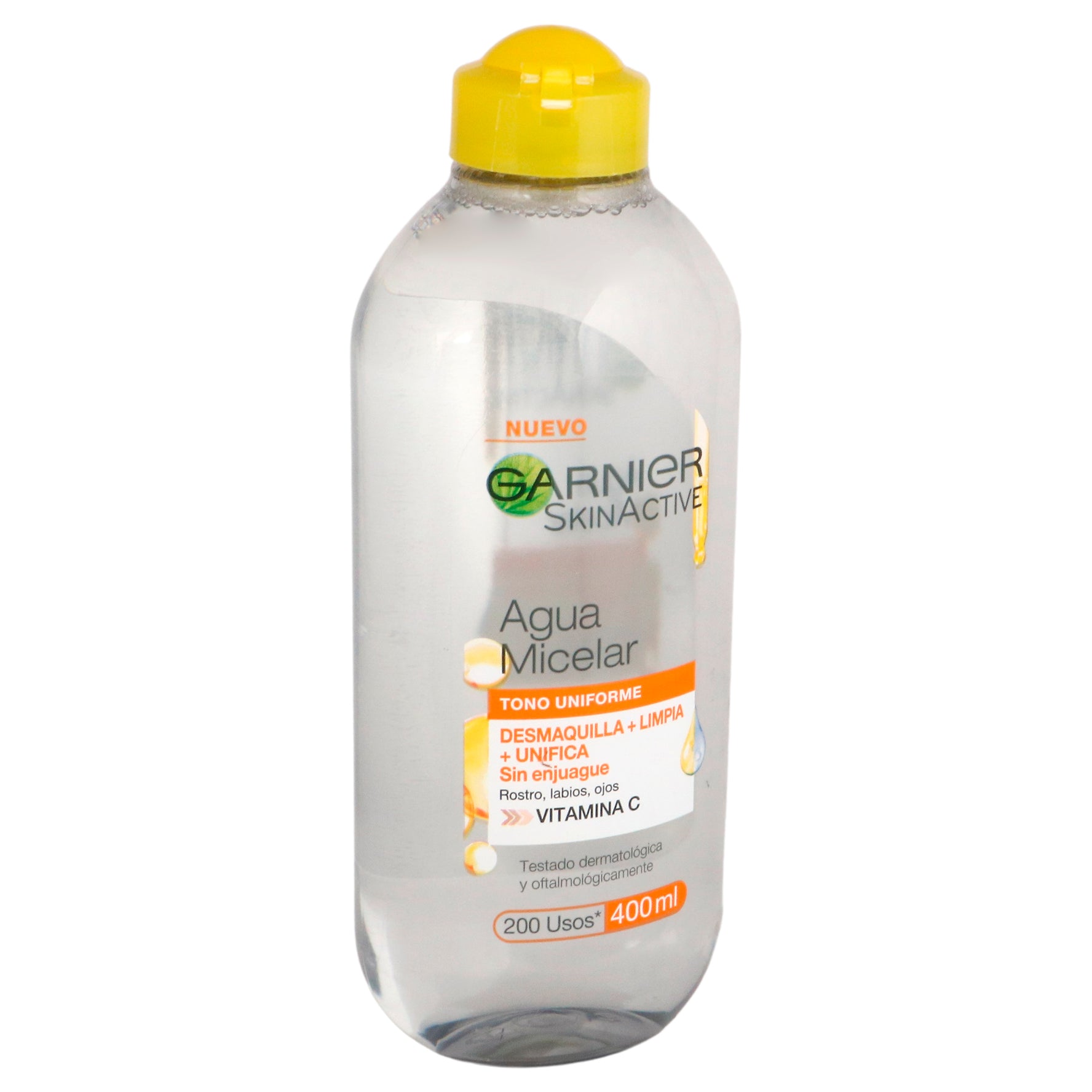 Garnier Agua Micelar Vitamina C Frasco 400Ml 2 - 7509552842319