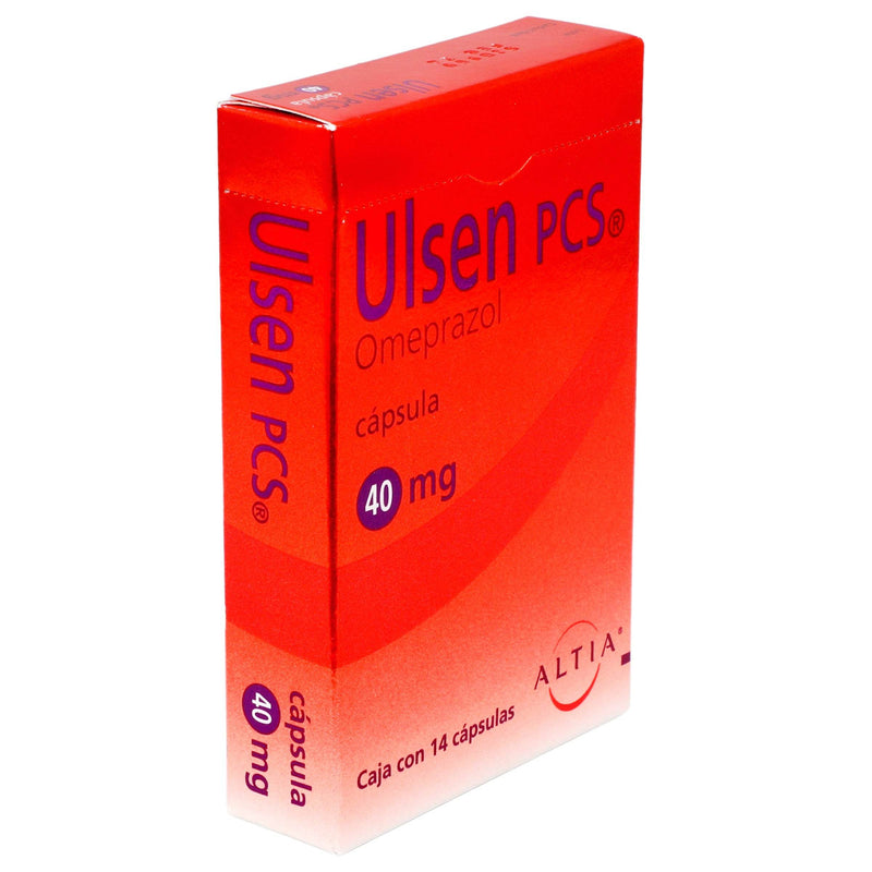 Ulsen Pcs 40Mg Con 14 Capsulas (Omeprazol) - WeCare Pharma