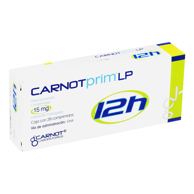 Carnotprim Lp 15Mg Con 20 Comprimidos (Metoclopramida) - WeCare Pharma