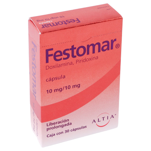 Festomar 10Mg/10Mg Con 30 Capsulas (Doxilamina/Piridoxina) 2 - 7501314704231